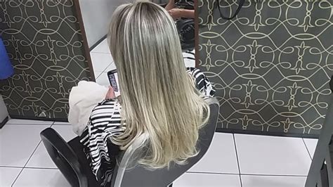 Mechas platinada passo a passo ! .